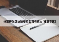 林芝开发区块链哪家公司有实力[林芝专区]